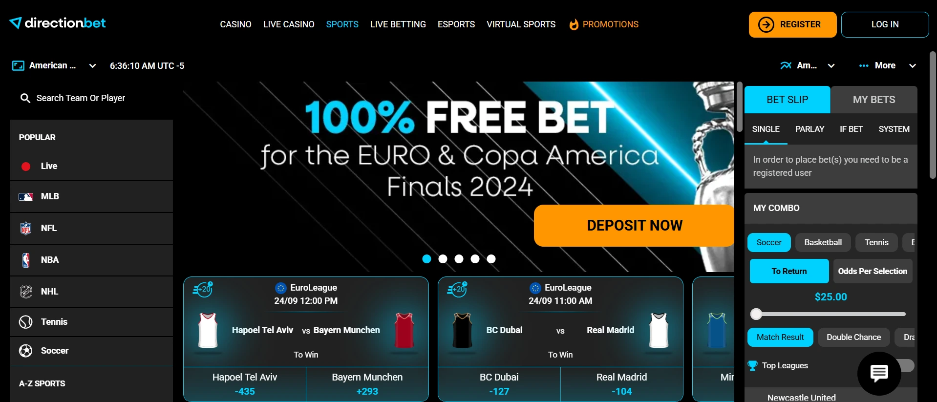 Directionbet urheiluvedonlyönti