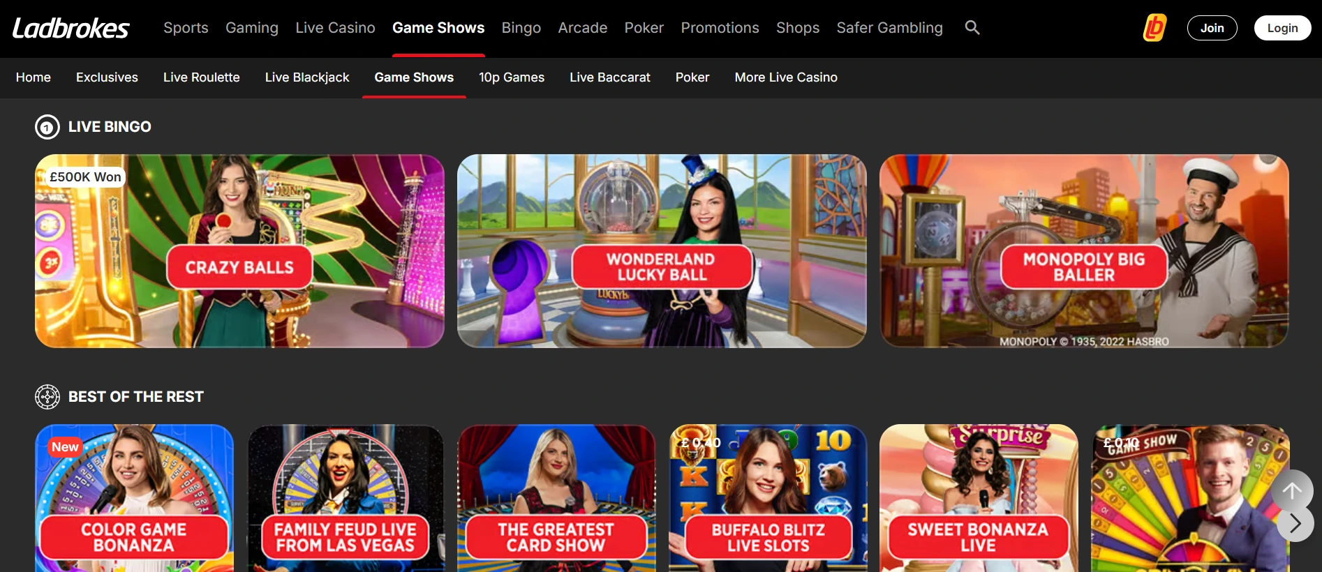 Ladbrokes vedonlyöntisivusto